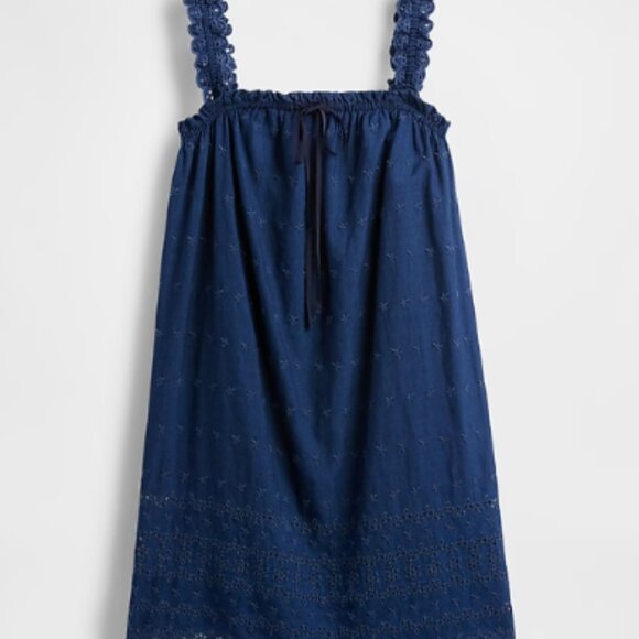 DOEN x GAP Eyelet Shift Mini Dress NEW WITH TAGS - Picture 6 of 6